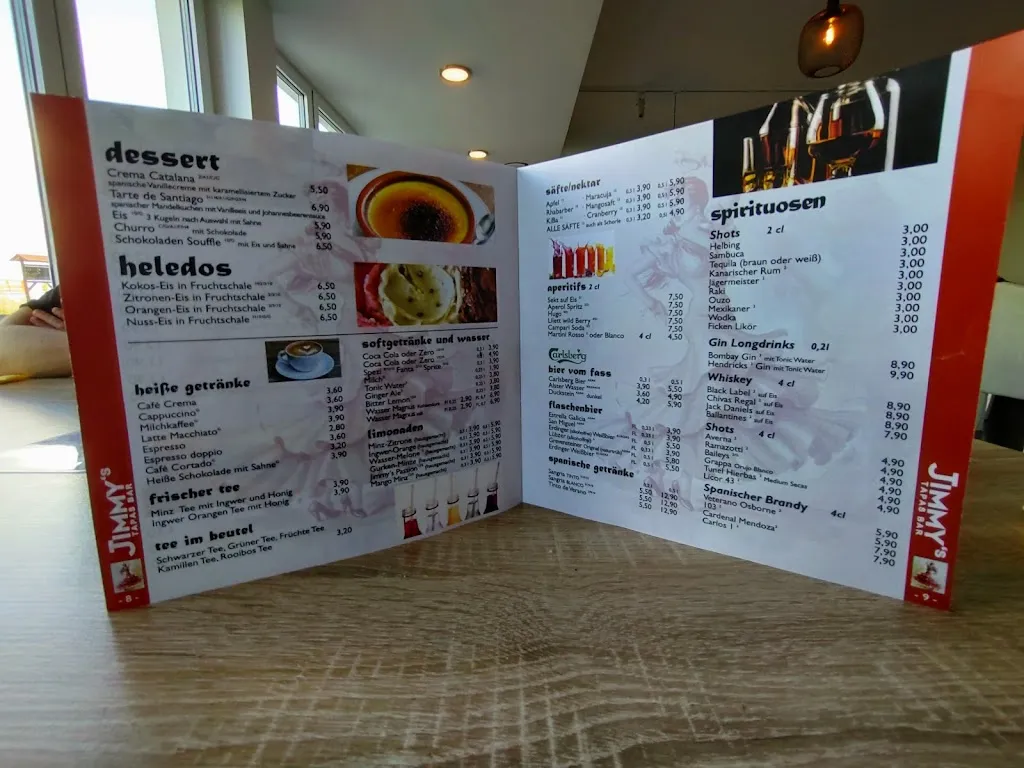 Menü_Jimmy‘s Tapas Bar&Restaurant_Großenbrode_Bild_2