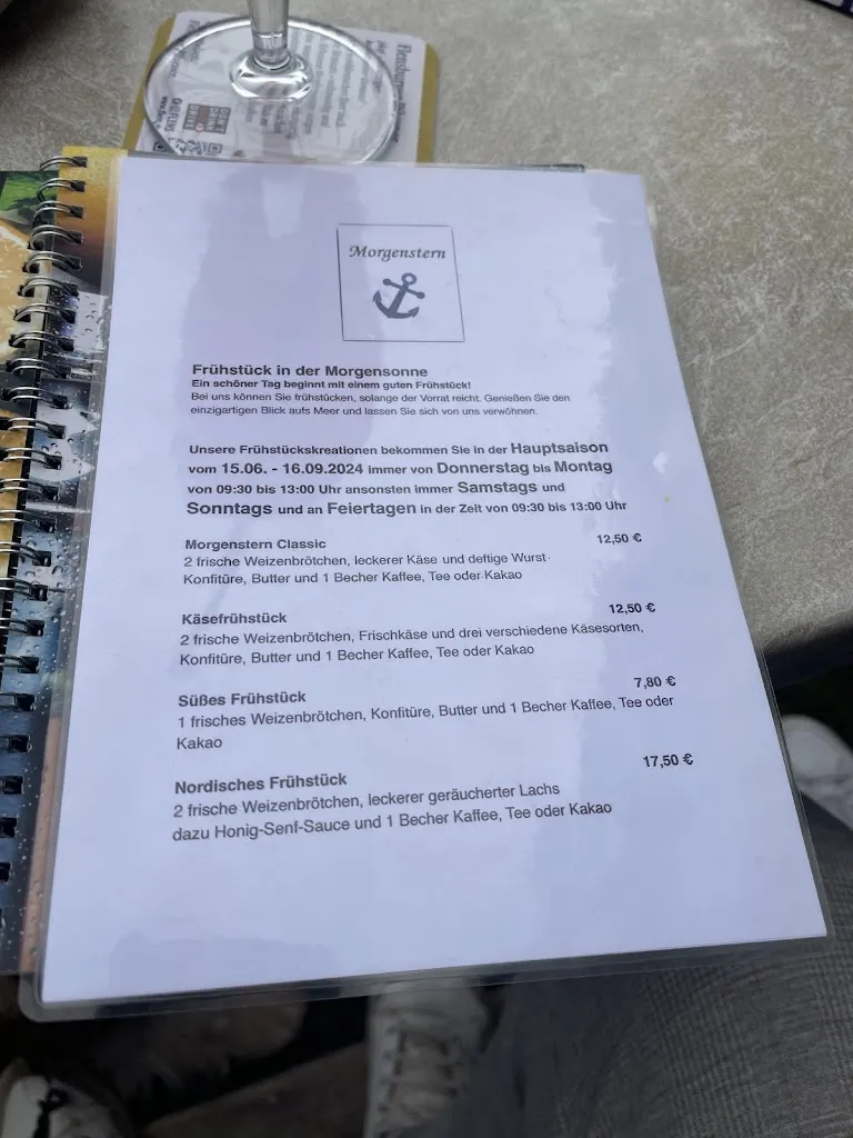 Menu_Morgenstern Bistro_Großenbrode_immagine_3