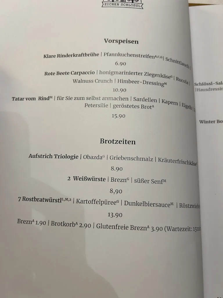 Menu_Landgasthof Deutsche Eiche_München_imagen_2