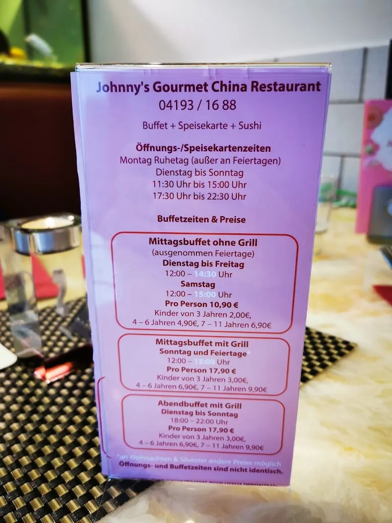 Menu_Johnny's Gourmet China Restaurant_Henstedt-Ulzburg_image_2