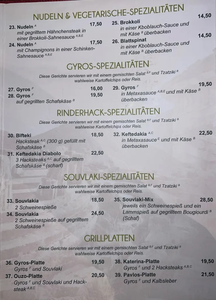 Menü_Restaurant Daphne_Henstedt-Ulzburg_Bild_2