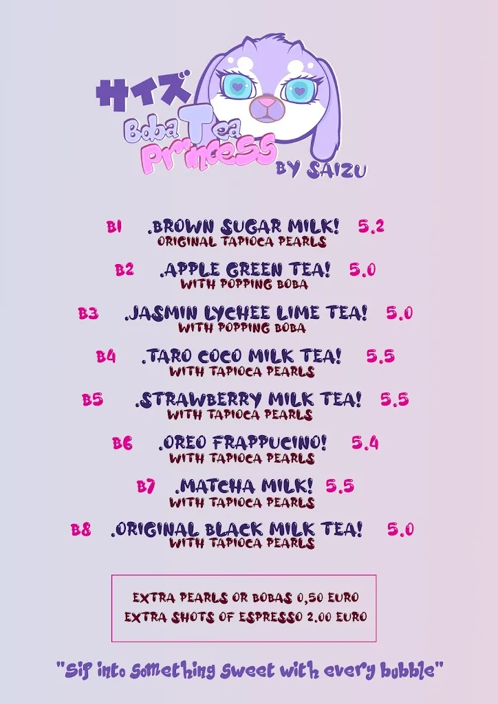 Menu_SAIZU III asian fusion cuisine_Oberbayern_image_1