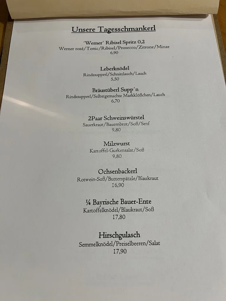 Menu_Unertl Bräustüberl_Oberbayern_image_1
