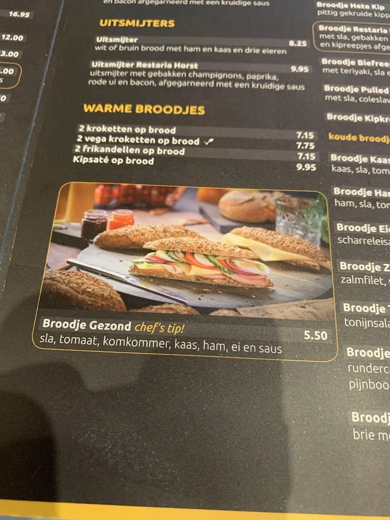 Menu_Restaria Horst_Netherlands_image_2