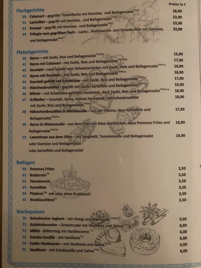 Menu_Restaurant Akropolis_Oberbayern_immagine_2