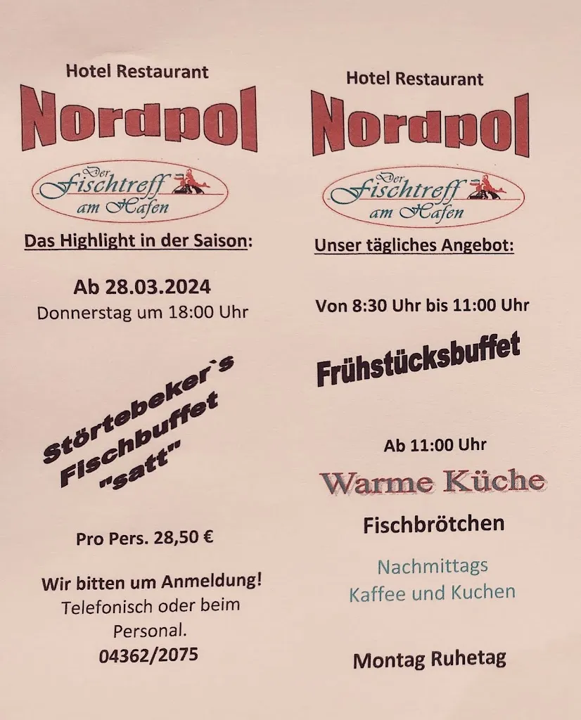 Menu_Restaurant und Hotel Nordpol_Heiligenhafen_image_1