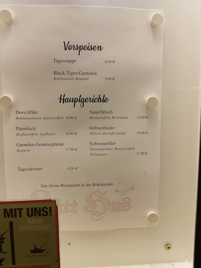 Menü_Restaurant Lütt Hus_Heiligenhafen_Bild_4