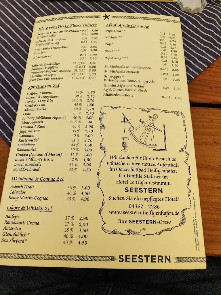 Menu_Hotel Restaurant Seestern_Heiligenhafen_image_1