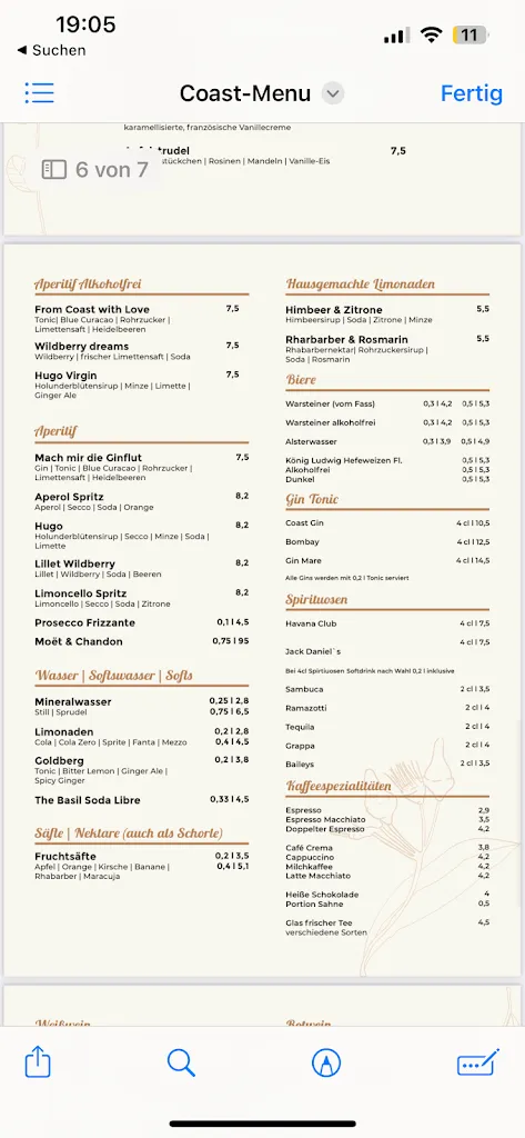 Menu_Restaurant COAST Heiligenhafen_Heiligenhafen_image_4
