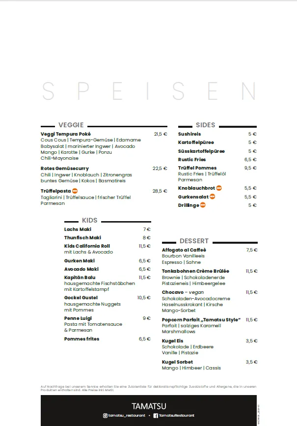 Menu_Tamatsu Restaurant Heiligenhafen_Heiligenhafen_image_1