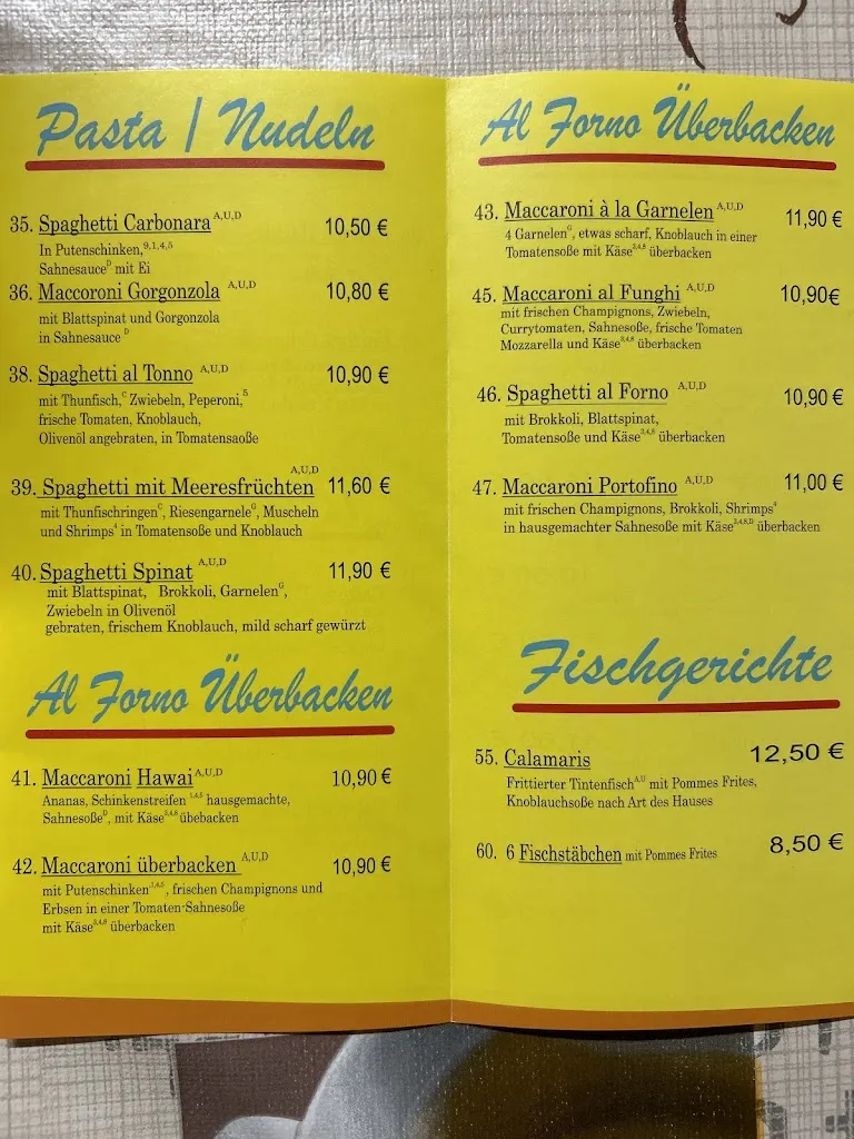 Menu_Portofino Oldenburg_Holstein_image_1
