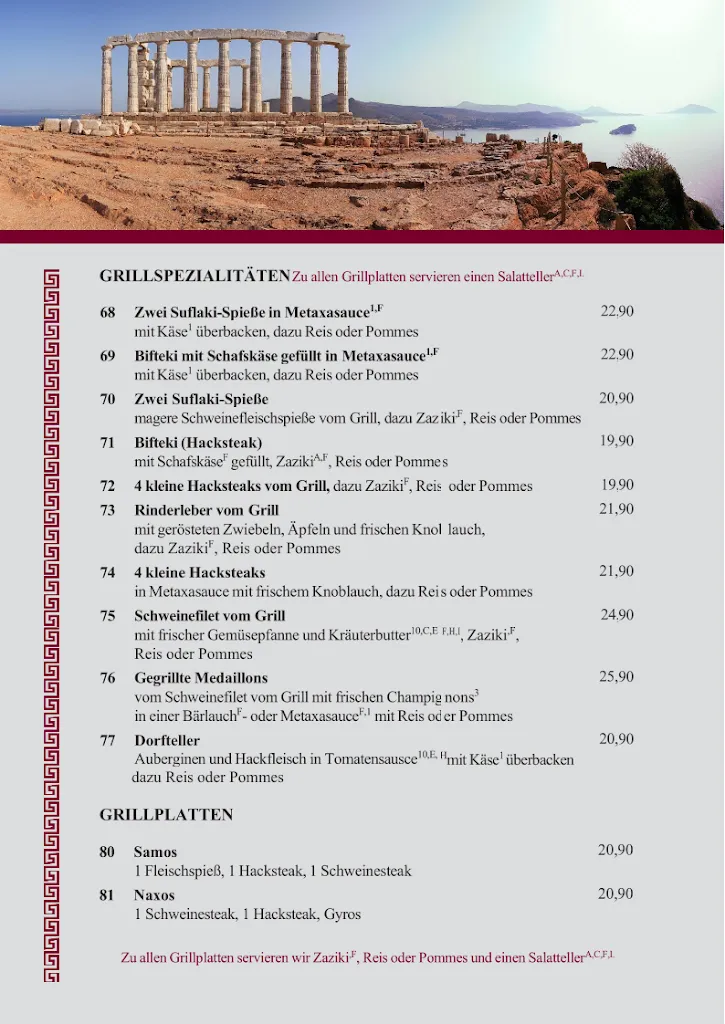 Menu_Restaurant Mykonos_Heiligenhafen_image_1