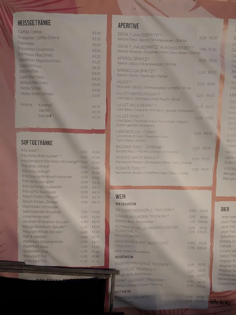 Menu_Strandbar An Der Seebrücke_Heiligenhafen_image_4