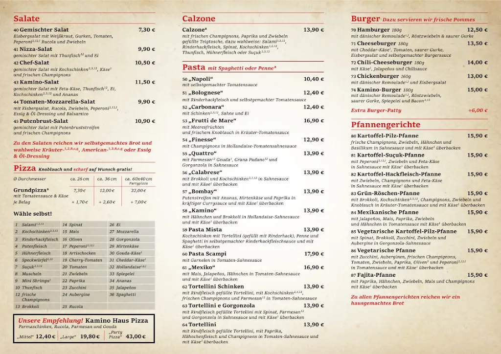 Menu_Restaurant Kamino_Heiligenhafen_image_1