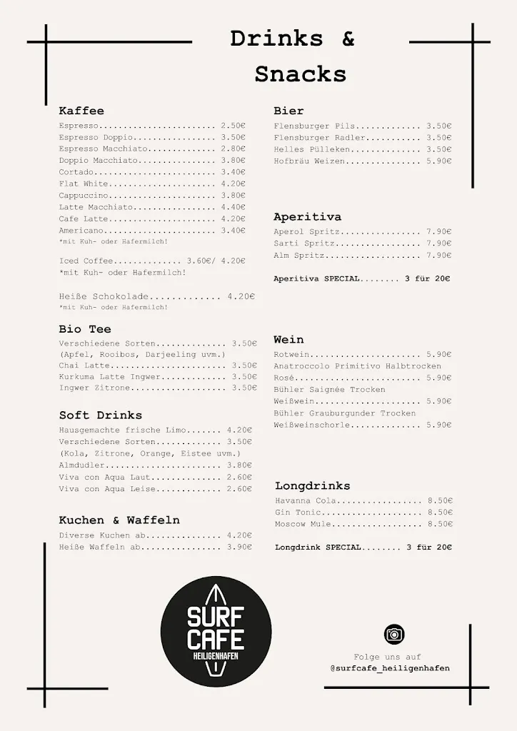 Menu_Surfcafé Heiligenhafen_Heiligenhafen_image_1