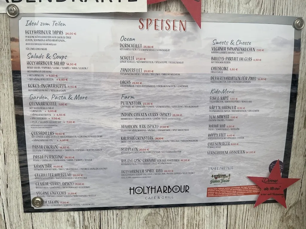 Menu_Holyharbour Café & Grill_Heiligenhafen_image_1