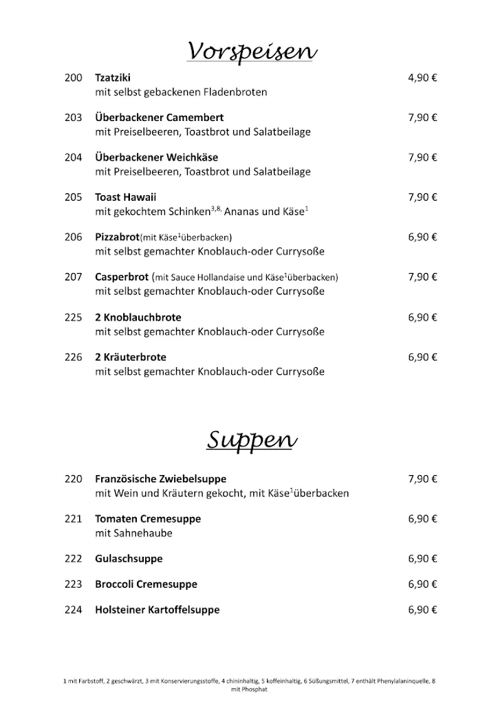 Menu_Café - Restaurant Casper_Heiligenhafen_immagine_2