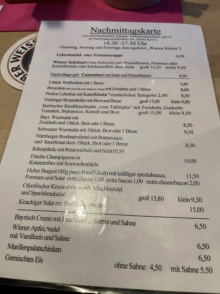 Menu_Weißbräu Huber_Freising_immagine_1