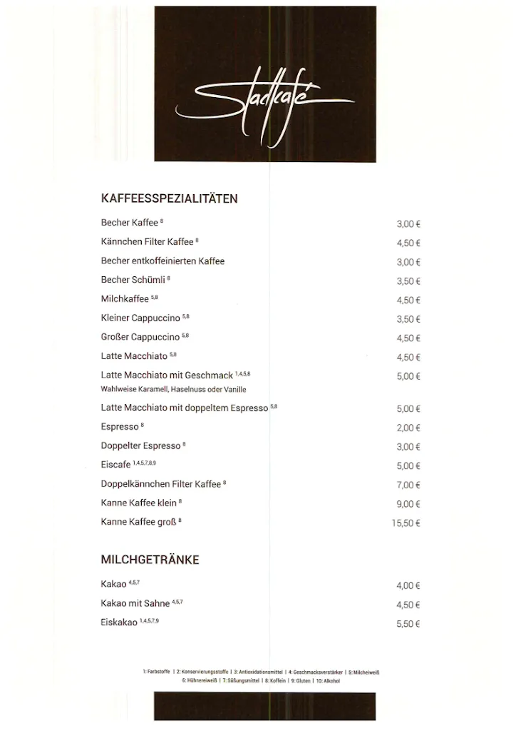 Menu_Stadtcafé Oldenburg_Holstein_immagine_3