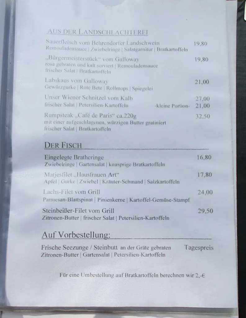 Menu_Restaurant Kleine Küchenkate_Sylt_immagine_3