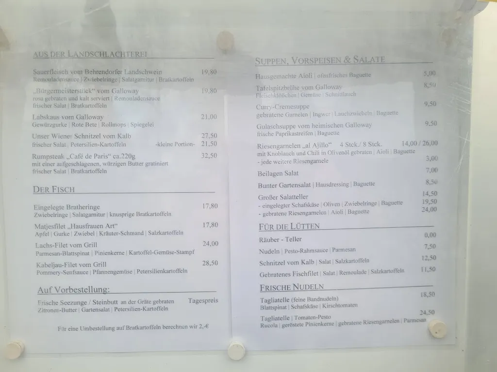 Menu_Restaurant Kleine Küchenkate_Sylt_immagine_4