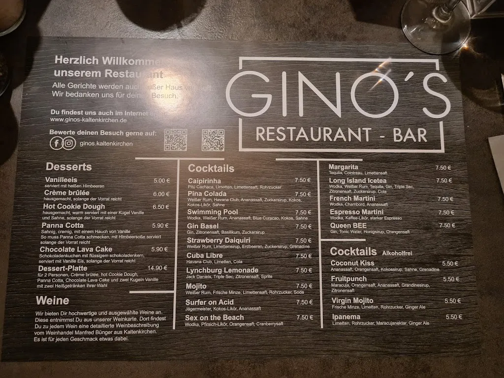 Menu_Ginos Kaltenkirchen_Kaltenkirchen_image_1