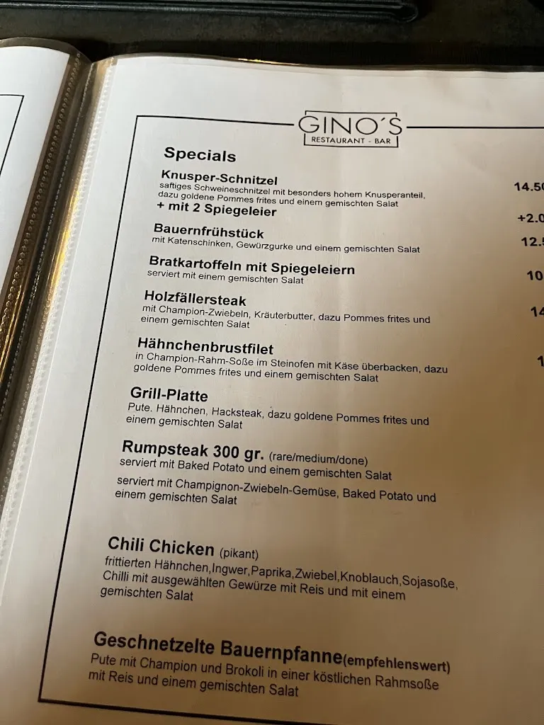 Menu_Ginos Kaltenkirchen_Kaltenkirchen_image_2