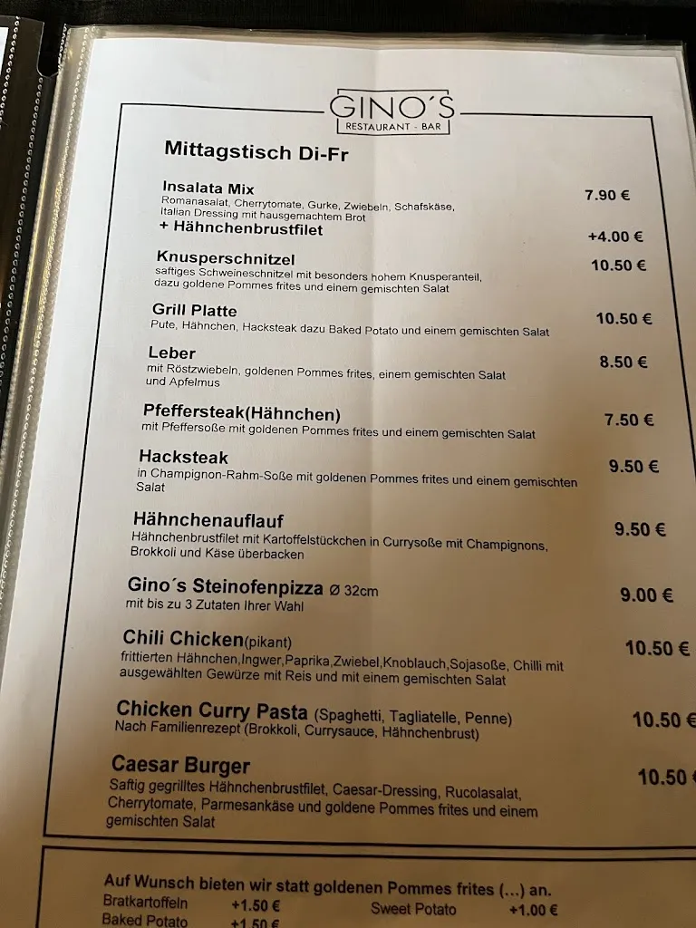 Menu_Ginos Kaltenkirchen_Kaltenkirchen_image_4