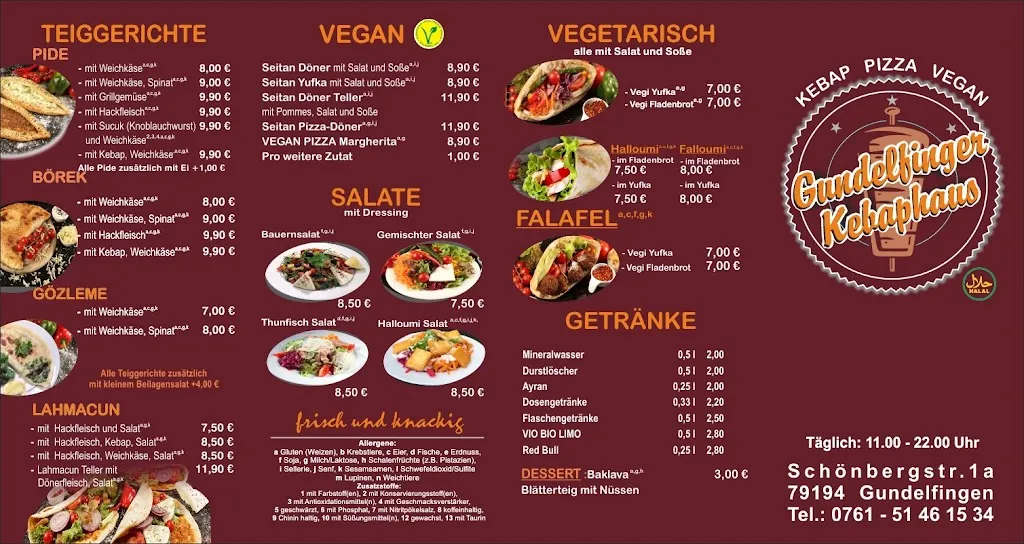 Menu_Gundelfinger Kebabhaus_Gundelfingen_immagine_1