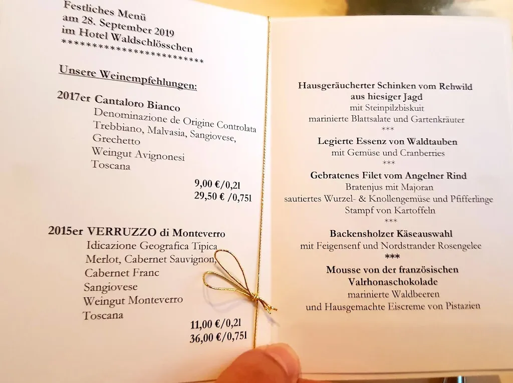 Menu_Restaurant Olearius im Romantik Hotel Waldschlösschen_Schleswig_image_2