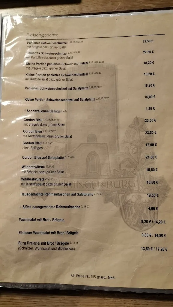 Menu_Gasthaus Zähringer Burg_Breisgau_image_2
