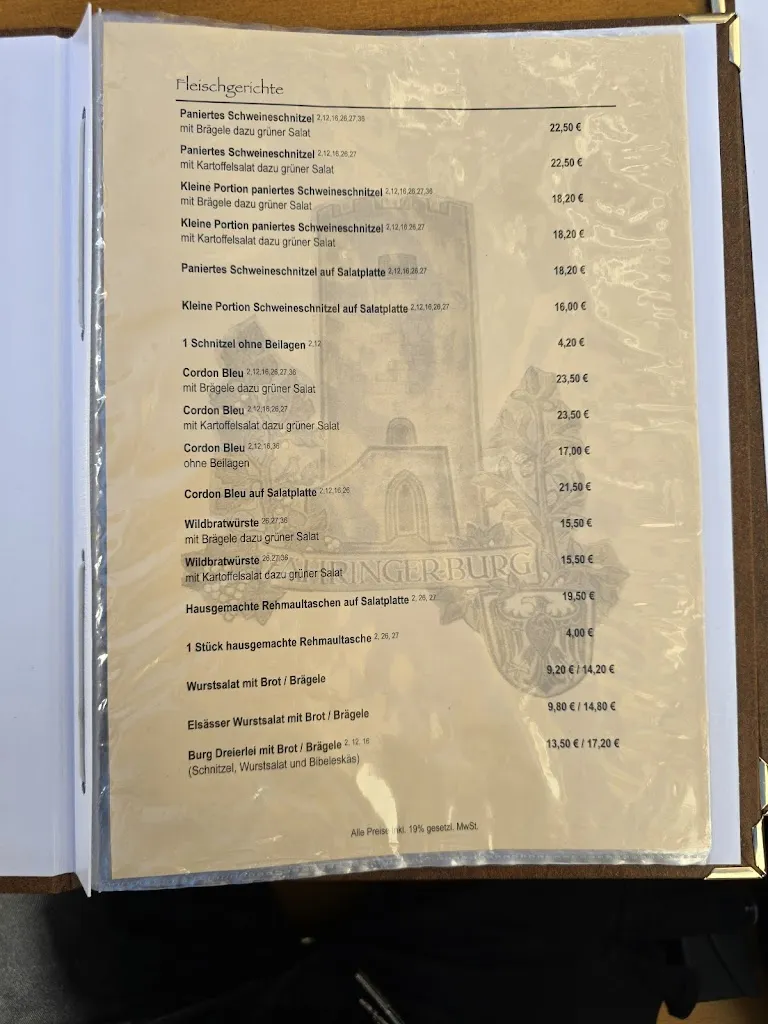 Menu_Gasthaus Zähringer Burg_Breisgau_image_3