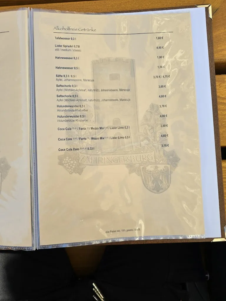 Menu_Gasthaus Zähringer Burg_Breisgau_image_4