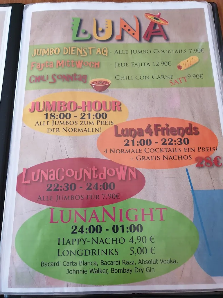 Menu_Restaurant - Luna Bremerhaven_Bremerhaven_immagine_4