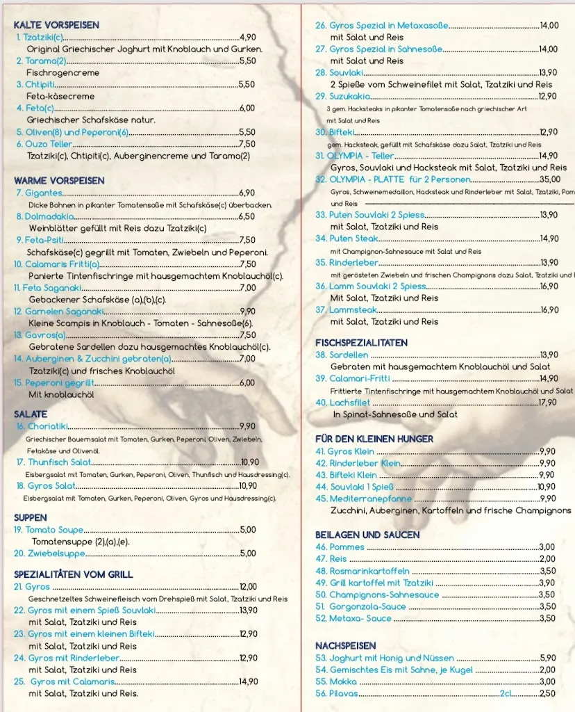 Menu_Taverna OLYMPIA_Münsterdorf_image_1