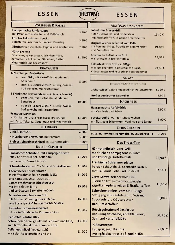 Menu_Wirtshaus Hütt'n_Nürnberg_image_1