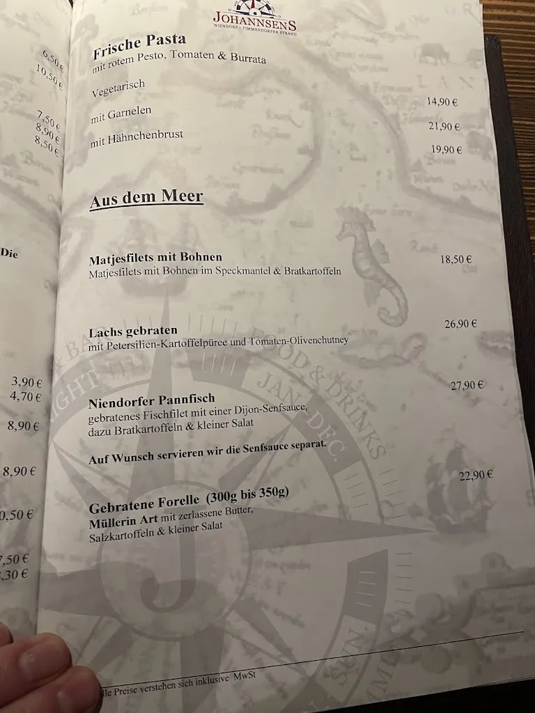 Menu_Johannsens Restaurant_Strand_image_2