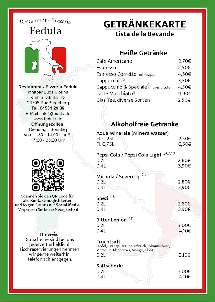 Menu_Restaurant Fedula - Bad Segeberg_Segeberg_imagen_3