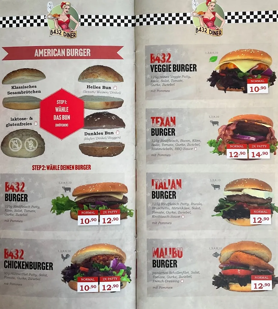 Menu_B 432 Diner_Rönnau_image_1