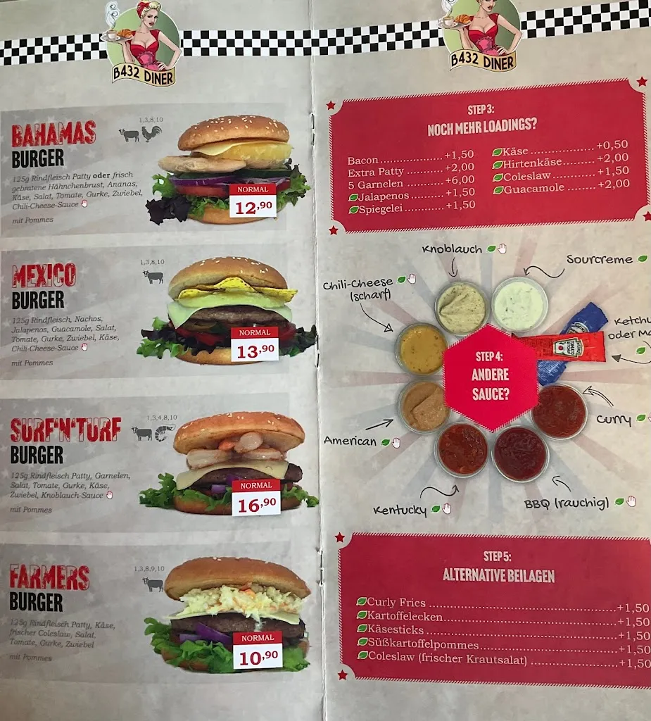 Menu_B 432 Diner_Rönnau_image_4