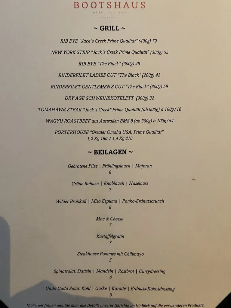 Menu_Bootshaus Grill & Bar - Hafencity_Hamburg_image_1