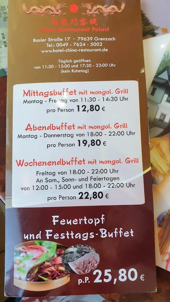 Menu_China Restaurant Palast_Grenzach-Wyhlen_immagine_2