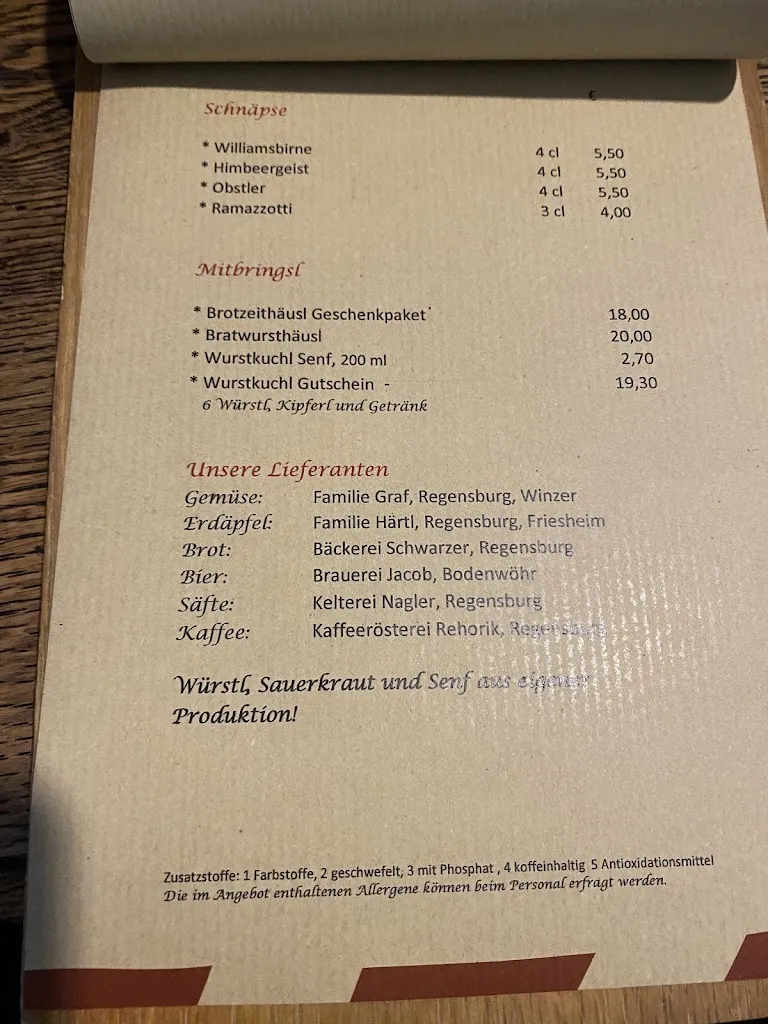 Menu_Historische Wurstkuchl_Regensburg_immagine_1