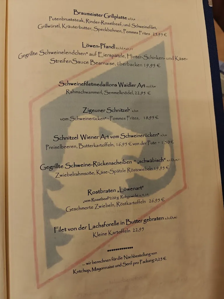 Menu_Wirtshaus Bayerischer Löwe_Passau_immagine_1