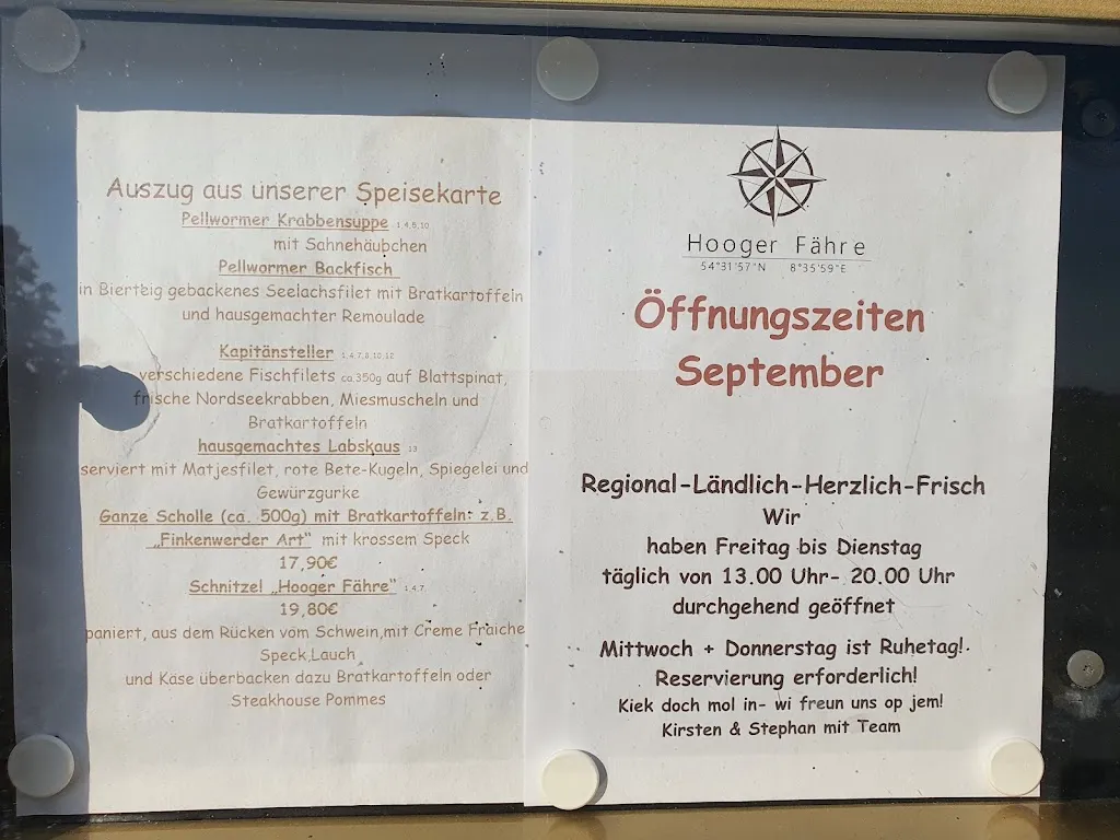 Menu_Gasthaus Hooger Fähre_Pellworm_image_1