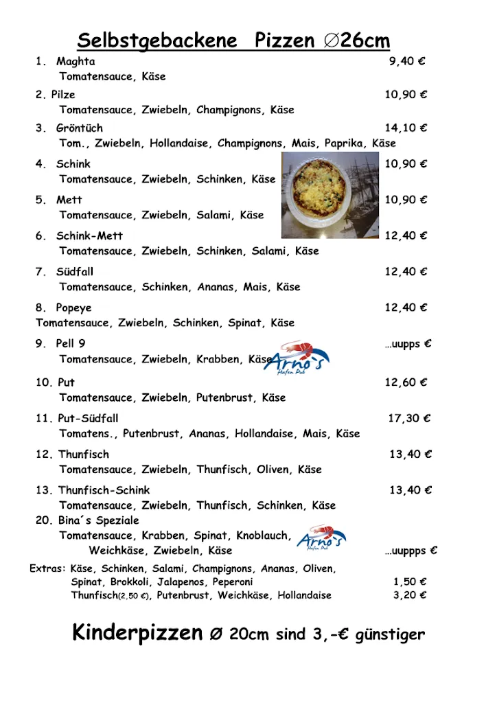 Menu_Arno’s Hafen-Pub Pellworm_Pellworm_image_1