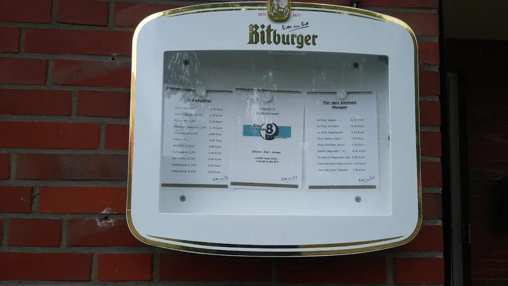Menu_Die Schwarze 8 - Billardcafé & Bistro_Pellworm_immagine_2