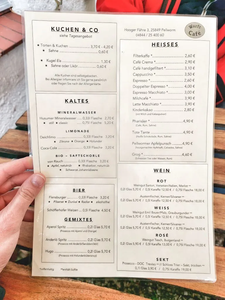 Menü_Warft Café Pellworm_Pellworm_Bild_1