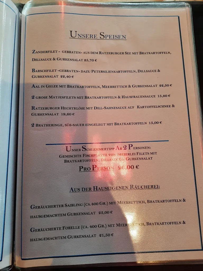 Menu_Fischerstube Ratzeburg_Ratzeburg_image_1