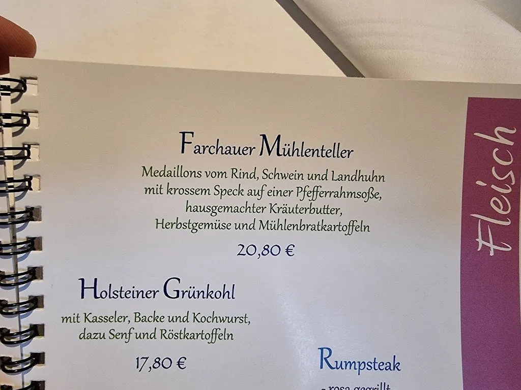 Menu_Restaurant Farchauer Mühle_Schmilau_image_1